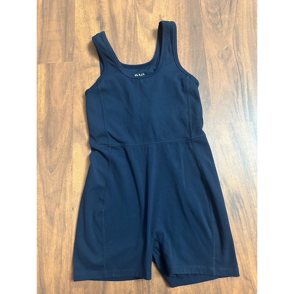 PAC 1980 Women’s Navy Romper S Polyester Spandex